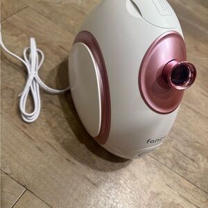 Facial Steamer with Pink Accents
